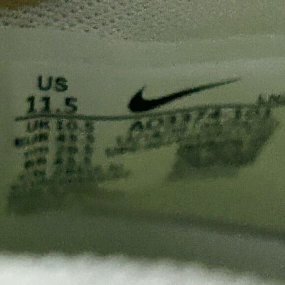 Nike Alpha Menace Elite 2 “White Wolf Grey" Men's Size 11-12 Football Cleats - Picture 9 of 10